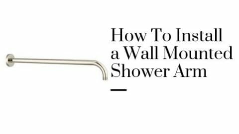 How to Install a Wall Mounted Shower Arm